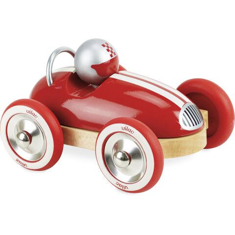 Vilac Wooden car Roadster vintage red